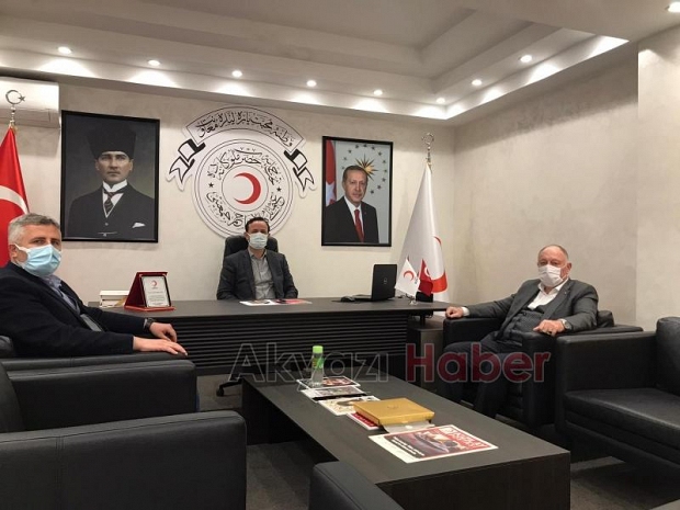 ATSO başkanı Bayraktar ve Yönetim kurulundan KIZILAY ziyaret