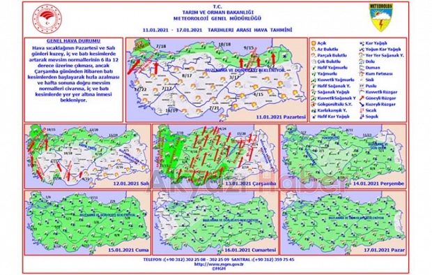 Meteoroloji tarih verdi kar geliyor