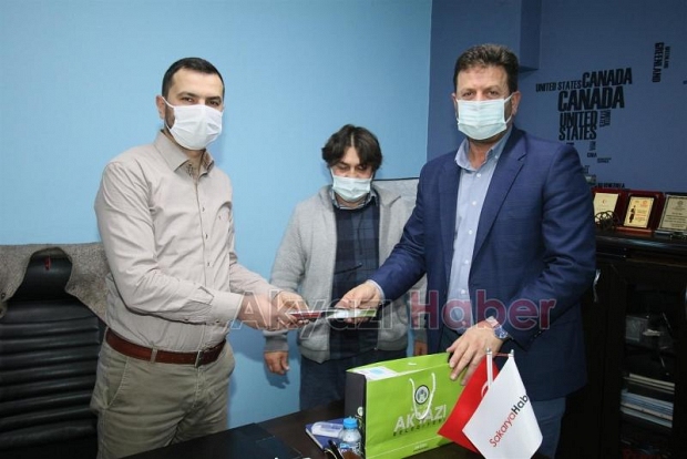 Başkan Bilal Soykan'dan Akyazı Basın Birliği'ni ziyaret