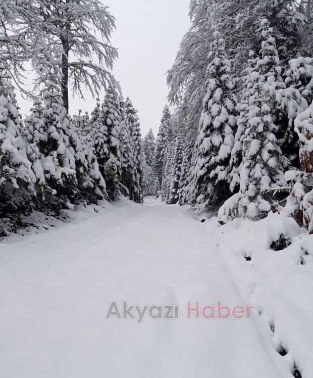 Gökçeler Kındıra Yaylası'nda kar kalınlığı yarım metreyi buldu