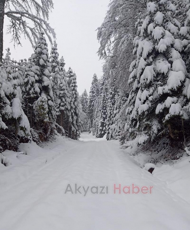 Gökçeler Kındıra Yaylası'nda kar kalınlığı yarım metreyi buldu