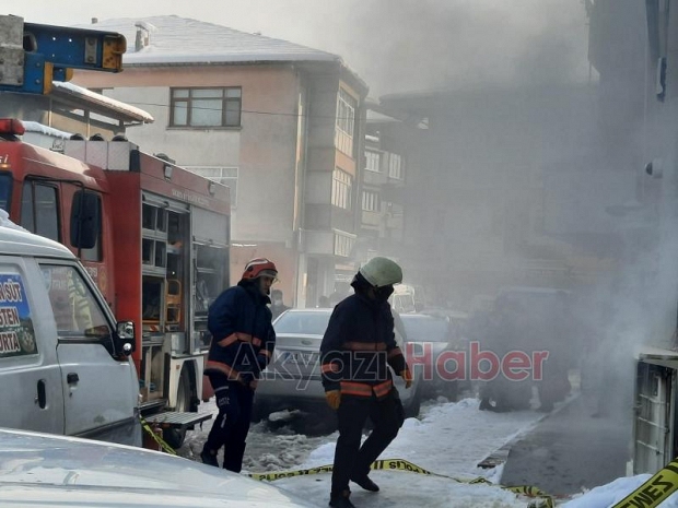 İnşaatın elektrik panosu yandı