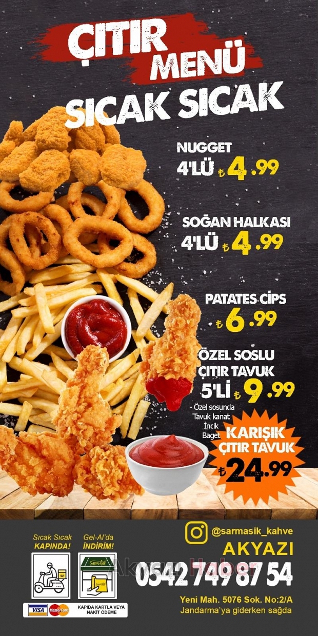 Sarmaşık Rastaurant Kahve hizmetinizde
