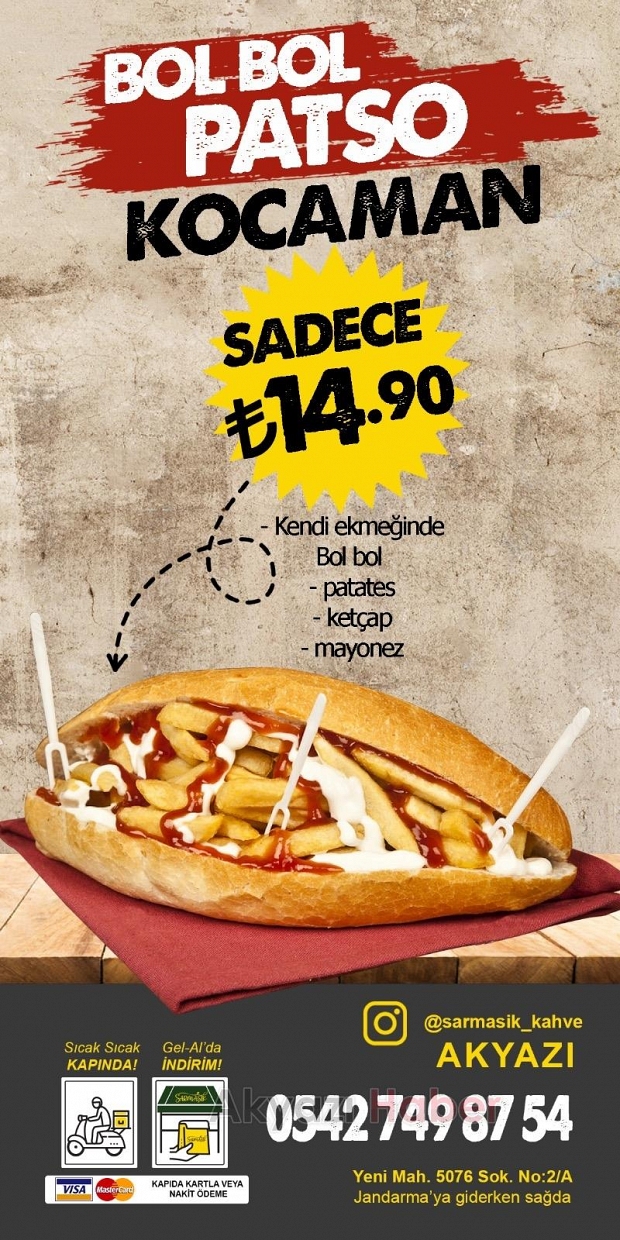 Sarmaşık Rastaurant Kahve hizmetinizde