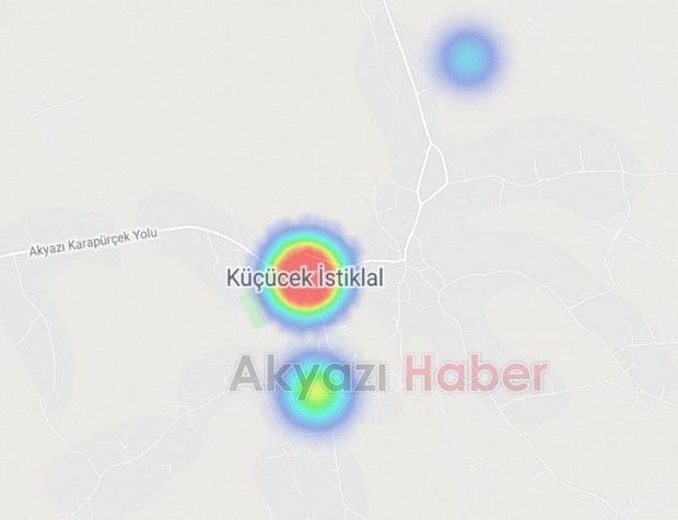 Akyazının korona haritasında son durum