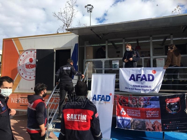 AFAD'ın simülasyon tırı Akyazı'da