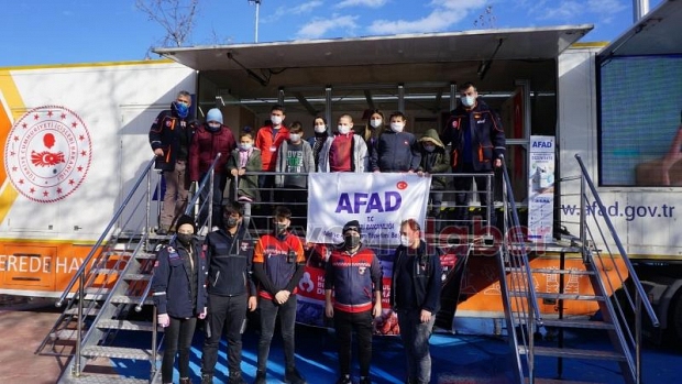 AFAD'ın simülasyon tırı Akyazı'da