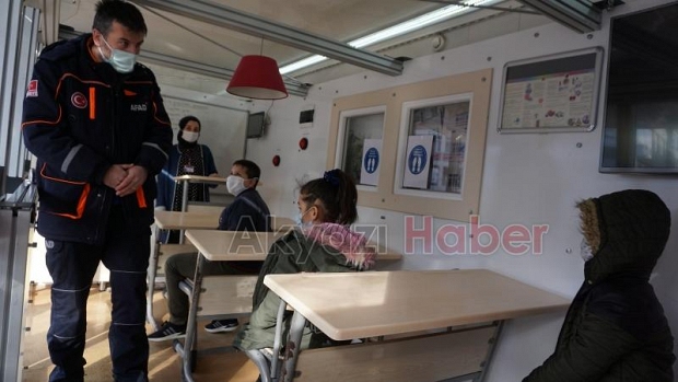 AFAD'ın simülasyon tırı Akyazı'da