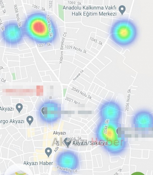 Akyazı'da o mahalleler yeniden kızardı