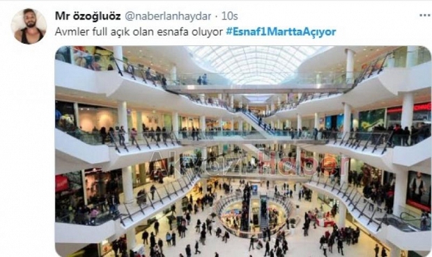 Esnaf1MarttaAçıyor hasthagı gündem oldu