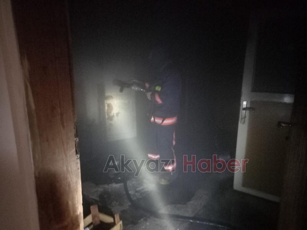 Şarjda bırakılan akülü araç yangın çıkardı