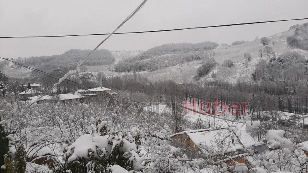 Akyazı günü böyle uyandı