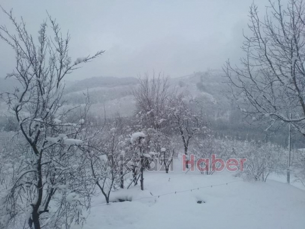 Akyazı günü böyle uyandı