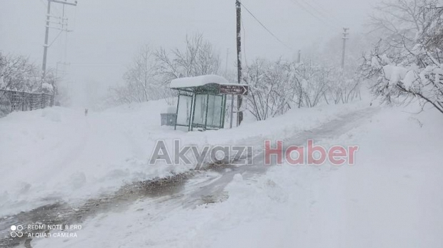 Akyazı günü böyle uyandı