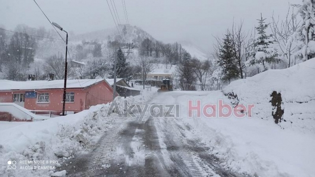 Akyazı günü böyle uyandı
