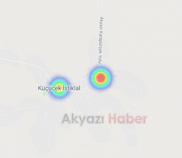 Akyazı'nın korona haritasında son durum