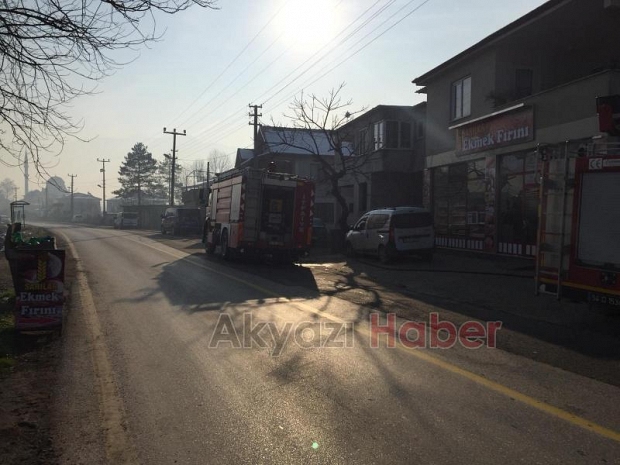 Akyazı'da panik anları