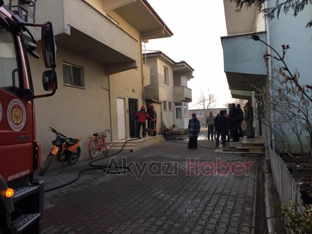 Akyazı'da panik anları