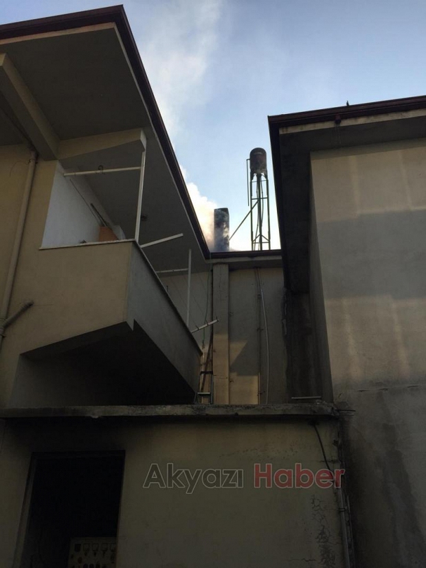 Akyazı'da panik anları