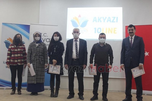 Akyazı 10Line ekibi ödüllerini aldı