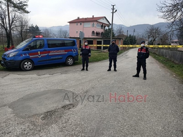 Akyazıda 2 sokak karantinaya alındı