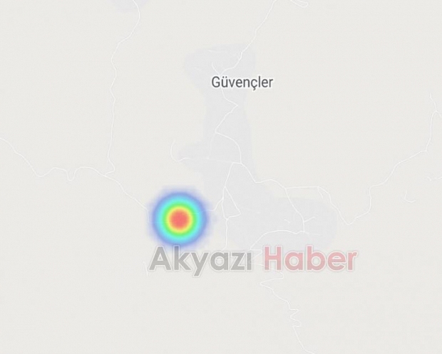 Akyazı'da harita kızarmaya başladı