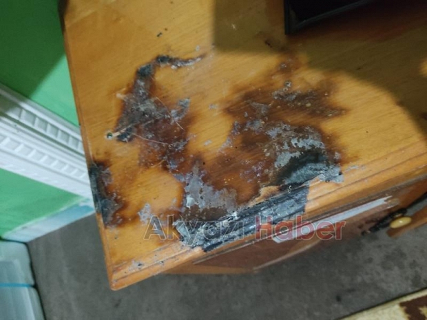 Deodorant bomba gibi patladı