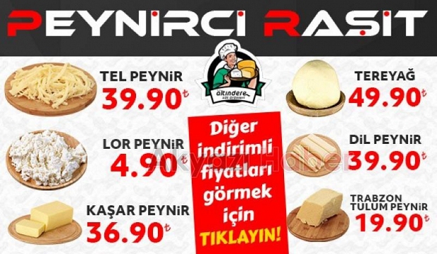 PEYNİRCİ RAŞİTTEN DEV KAMPANYA