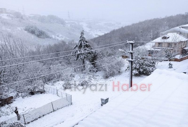 Akyazı güne böyle uyandı