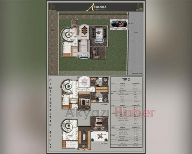 Özmert Baştan Group’tan Armoni Villa’s