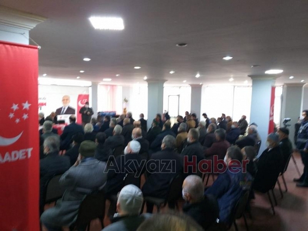 Saadet Partisi'nde Şeref Tan güven tazeledi