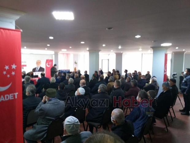 Saadet Partisi'nde Şeref Tan güven tazeledi