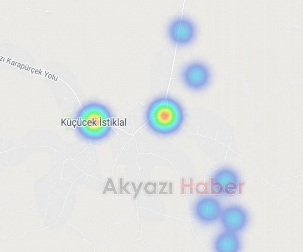 Akyazı'nın korona haritası kızardı; İşte riskli mahalleler