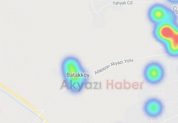 Akyazı'nın korona haritası kızardı; İşte riskli mahalleler