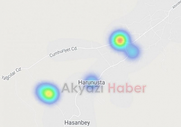 Akyazı'nın korona haritası kızardı; İşte riskli mahalleler