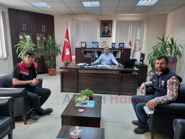 SAKTİM'den Urfa itfaiyesine ziyaret