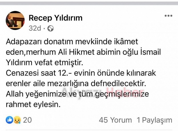 Yıldırım Ailesinin Acı Günü