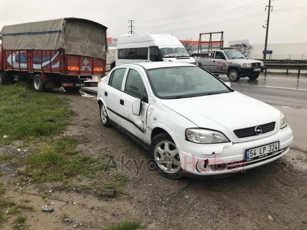 D-100'de zincirleme kaza