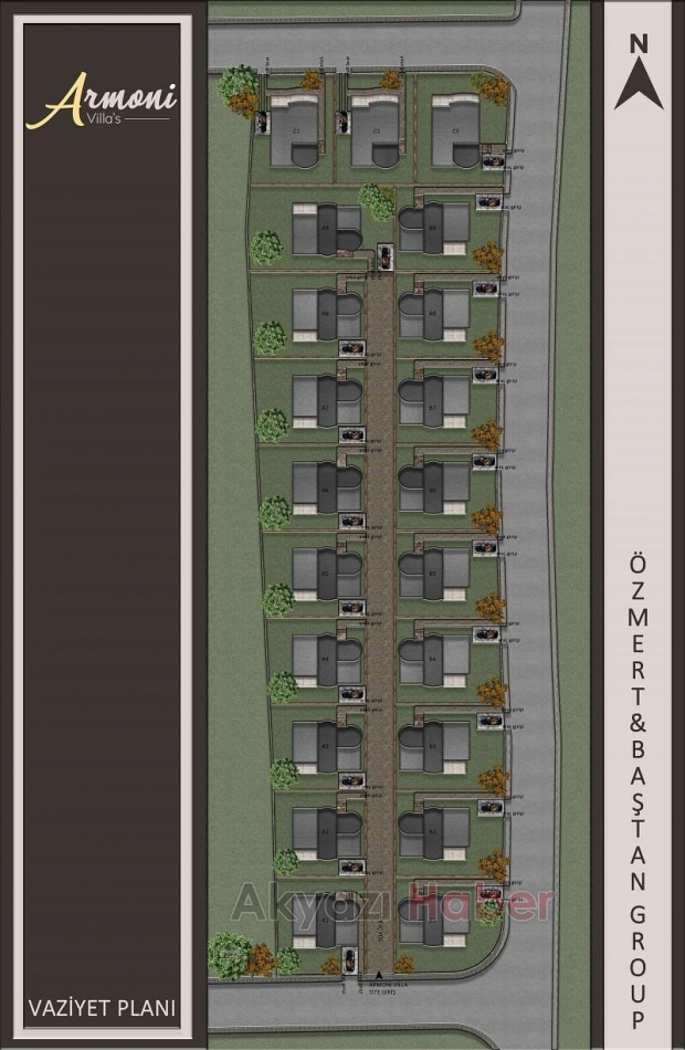 Armoni Villaları sahiplerini bekliyor
