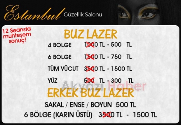 Estanbul Güzellik Salonunda Kampanya