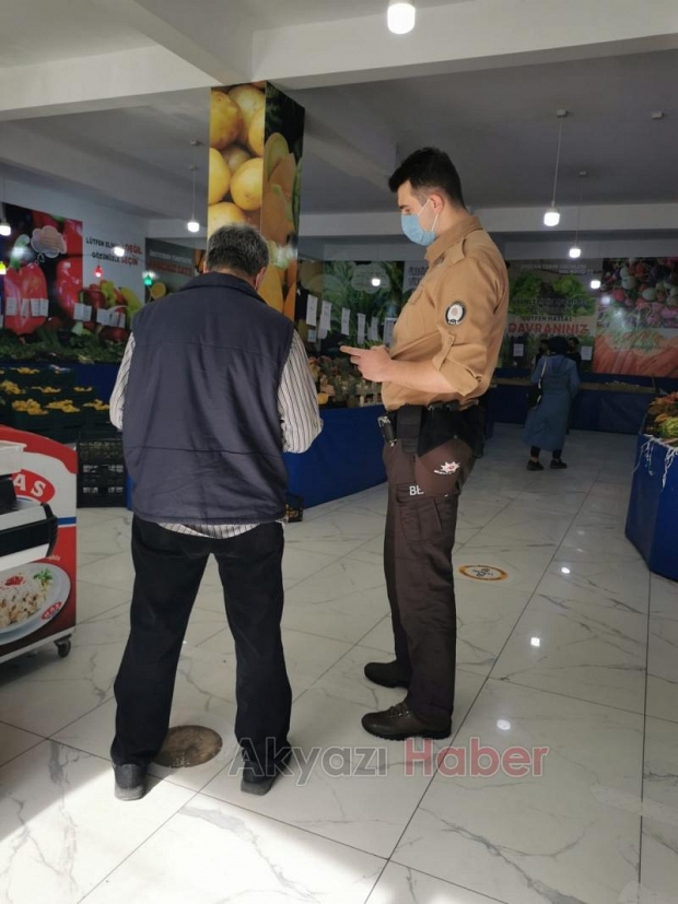 Akyazı'da polis işi sıkı tutuyor