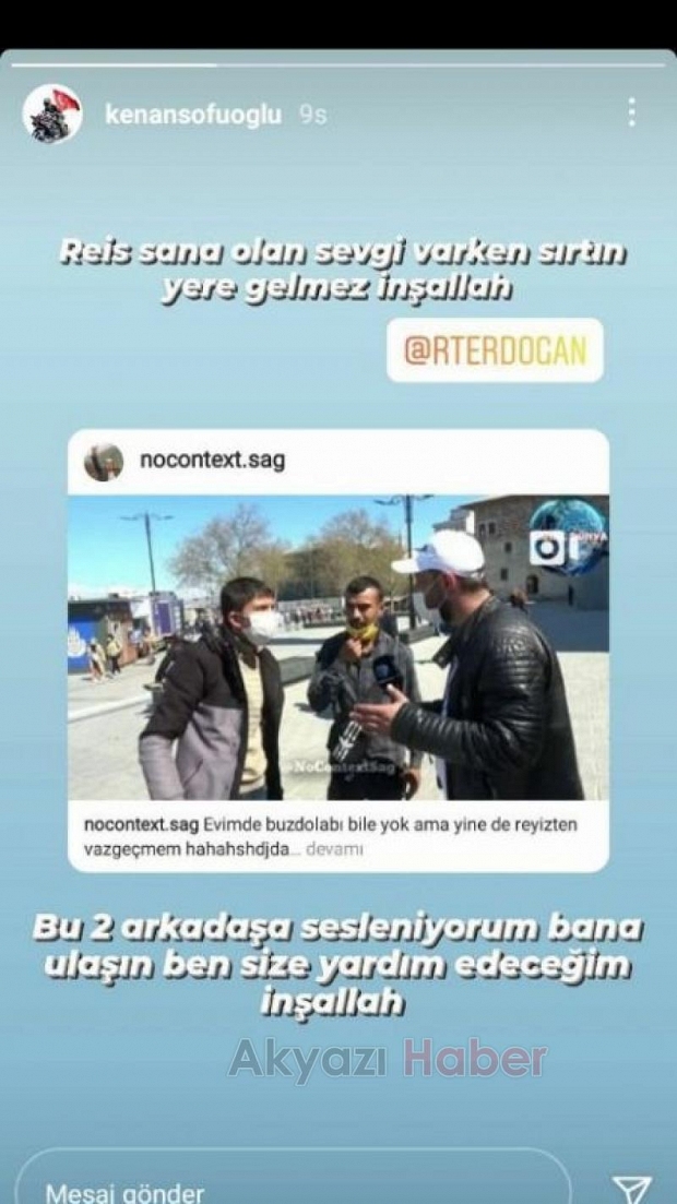 Sofuoğlu o gençlere yardım edecek