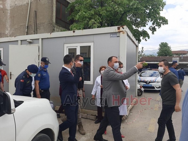 Vali Kaldırım Akyazıda uygulama noktalarını denetledi