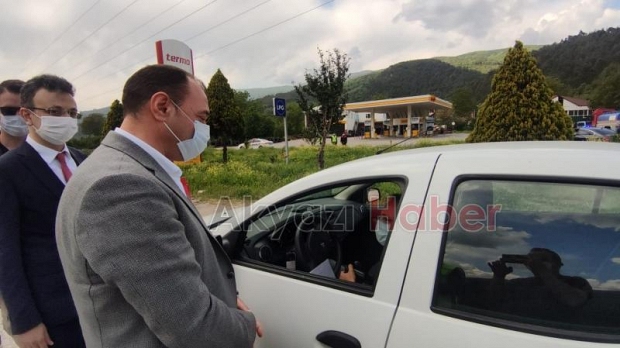 Vali Kaldırım Akyazıda uygulama noktalarını denetledi