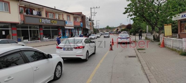 Akyazı polisinden sıkı denetim
