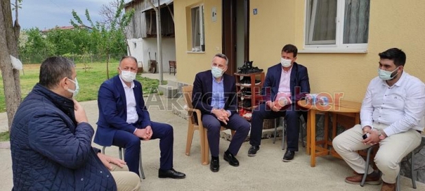 5 ferdi koronadan ölen Aydın ailesine taziye ziyareti