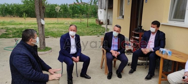5 ferdi koronadan ölen Aydın ailesine taziye ziyareti