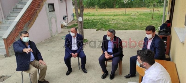 5 ferdi koronadan ölen Aydın ailesine taziye ziyareti