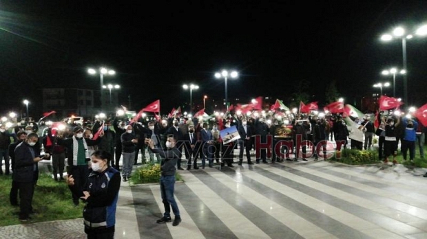 İsrail'e tepki, Filistin'e destek konvoyu