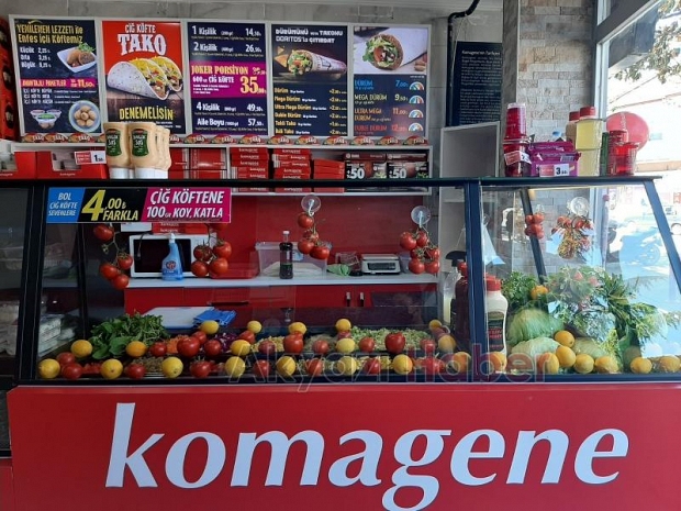 Komagene çiğköfte açıldı